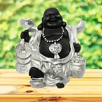 Feng Shui Laughing Buddha | Showpiece for Good Fortune, Success and Prosperity - 16 cm-thumb3