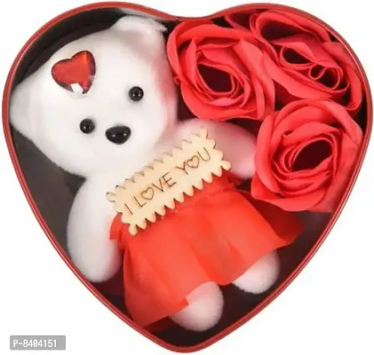 Sweet Heart Box with Cute Teddy Bear | Special and Precious heart box for occasions like Valentine day, Someone Special, Loved one | For Birthday Gift, Return Gift and Home Decor - Pack of 2-thumb3