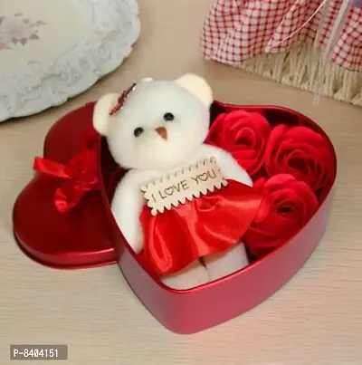 Sweet Heart Box with Cute Teddy Bear | Special and Precious heart box for occasions like Valentine day, Someone Special, Loved one | For Birthday Gift, Return Gift and Home Decor - Pack of 2-thumb4