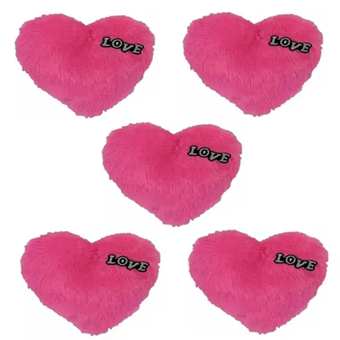 Love Heart Stuffed Cushion For New Born Babies Pack of 5