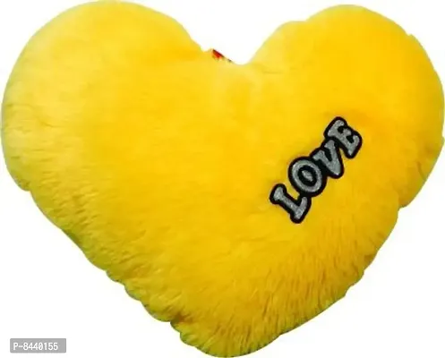 Love Yellow Heart Stuffed Cushion | For New Born Baby, Small Kids, Boys, Girls, Valentines Day, Girl friend, Boy friend | Best Can be used for Home Decor - Pack of 4-thumb2