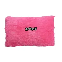 Love Pink Stuffed Cushion | For New Born Baby, Small Kids, Boys, Girls, Valentines Day, Girl friend, Boy friend | Best Can be used for Home Decor - Pack of 4-thumb1