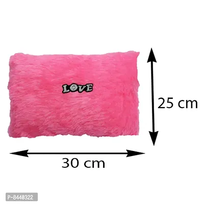 Love Pink Stuffed Cushion | For New Born Baby, Small Kids, Boys, Girls, Valentines Day, Girl friend, Boy friend | Best Can be used for Home Decor - Pack of 4-thumb4
