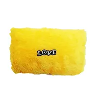 Love Yellow Stuffed Cushion | For New Born Baby, Small Kids, Boys, Girls, Valentines Day, Girl friend, Boy friend | Best Can be used for Home D&eacute;cor - Pack of 4-thumb1