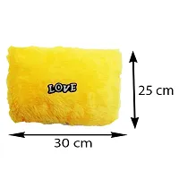 Love Yellow Stuffed Cushion | For New Born Baby, Small Kids, Boys, Girls, Valentines Day, Girl friend, Boy friend | Best Can be used for Home D&eacute;cor - Pack of 4-thumb3