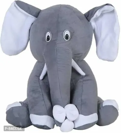 Baby Elephant Soft Toy | Best baby Stuffed toy in way of Animal Soft toys | Can be used for New born baby, kids, Children, Boys, Girls, Birthday Gift, Return Gift, Home, Office and Car Decor - 25 cm-thumb0