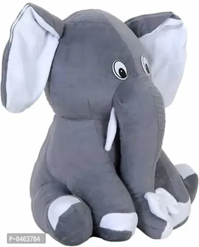 Baby Elephant Soft Toy | Best baby Stuffed toy in way of Animal Soft toys | Can be used for New born baby, kids, Children, Boys, Girls, Birthday Gift, Return Gift, Home, Office and Car Decor - 25 cm-thumb2