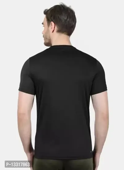 Corvell Round Neck T-Shirt for Mens | Best Suitable for Casual wear, Gyming, Cycling and Daily use-thumb2