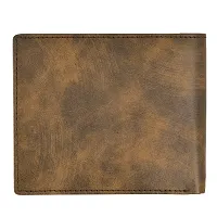 Designer Brown Multiple Card Slots Bi-Fold Faux Leather 11 ATM Card Slots Wallet For Men-thumb2