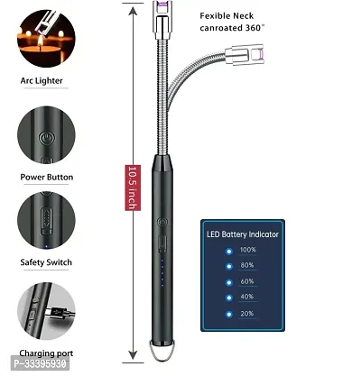 Rechargeable Usb Electric Gas Lighter Kitchenware-thumb2