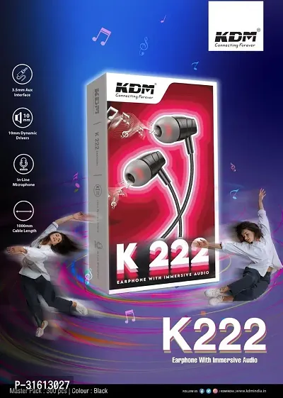 KDM K 222 Earphone-thumb0