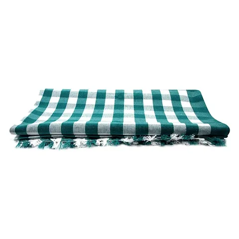 Stylish Multicoloured Cotton Handloom Striped Bath Towels Single & Combo