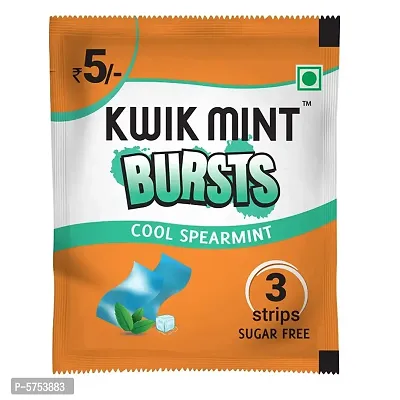 KWIK MINT INSTANT ACTION MOUTH FRESHENER SPEARMINT STRIPS-thumb3