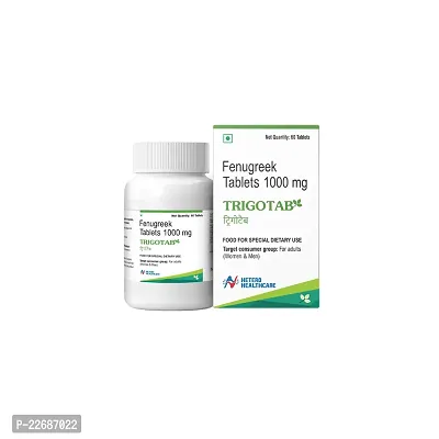 Trigotab Fenugreek Seed Extract Powder Tablets for Diabetes - 60 Tablets (Pack of 1)