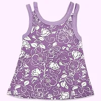 Born Babies Baby Girls Frock Cotton Printed Kids Dress Knee-Length Fit and Flare-thumb1