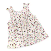 Baby Girls Floral Print Frock Cotton Sleeveless Knee Length Frocks for Baby Girl-thumb1