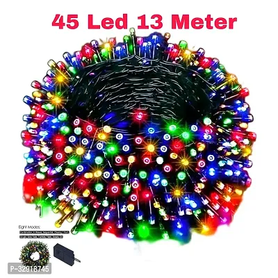 13 METER String rice Light with 7 Color Changing modes Multicolour led Bulbs for Diwali, Christmas, Home Decoration Anniversary, Birthday Party, Diwali, Holi, Christmas Decoration, Diwali Rice Lights MULTI COLOR HOME DECORATION TAR-31-thumb0