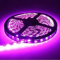 DAYBETTER 4 Meter 2835 Led Light Non Waterproof Led Strip Fall Ceiling Light for Diwali,Chritmas Decoration with Adaptor/Driver 60 Led/Meter ( Pink)-thumb1
