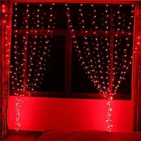 Decorative String LED Lights- 15 M, Red-thumb2