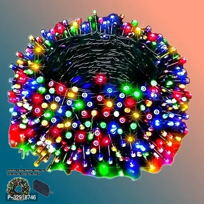 13 METER String rice Light with 7 Color Changing modes Multicolour led Bulbs for Diwali, Christmas, Home Decoration Anniversary, Birthday Party, Diwali, Holi, Christmas Decoration, Diwali Rice Lights MULTI COLOR HOME DECORATION TAR-32-thumb0