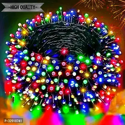 13 METER String rice Light with 7 Color Changing modes Multicolour led Bulbs for Diwali, Christmas, Home Decoration Anniversary, Birthday Party, Diwali, Holi, Christmas Decoration, Diwali Rice Lights MULTI COLOR HOME DECORATION TAR-27-thumb0