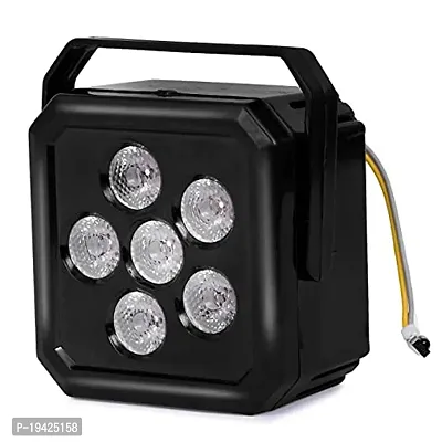 DAYBETTER DJ LED Par Flood Light with 6 LED for Home Party Festival Lighting with 24 Keys Remote Control Disco Stage Light (Multicolor)-thumb0