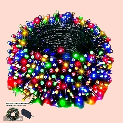 13 METER String rice Light with 7 Color Changing modes Multicolour led Bulbs for Diwali, Christmas, Home Decoration Anniversary, Birthday Party, Diwali, Holi, Christmas Decoration, Diwali Rice Lights MULTI COLOR HOME DECORATION TAR-34-thumb0