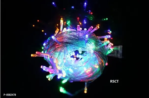 RSCT 15 Meter  LED Decorative Pixel Led String/Rice Light | 36 Feet Single Colour Diwali Still Led Ladi String Light for Home Decor, Christmas, Diwali and Festive Decorati-thumb3