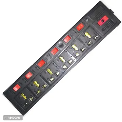 RSCT Extension Board with 6 Socket 6 Switches, Universal Cord Heavy Duty Copper and LED Indicator, Multi Plug High ( 2 Meter)-thumb2