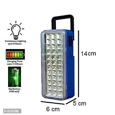 RSCT 36 LED Solar High-Bright Light with Android Charging Support Rechargeable LED Emergency Light (36 LED+ Solar) - 7.80 Watts, Multicolor, Rectangular (Color May diffrent)