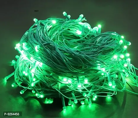RSCT 15 Meter LED Decorative Pixel Led String/Rice Light | 36 Feet Single Colour Diwali Still Led Ladi String Light for Home Decor, Christmas, Diwali and Festive Decoration Power Pixel (Green)