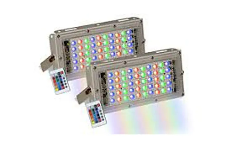 3A BRIGHT 50 Watt Brick Ultra Bright lens LED Flood Light