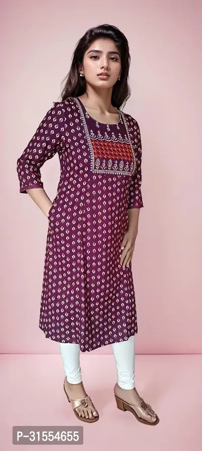 Stylish Regular Sleeve Kurti for Women-thumb2