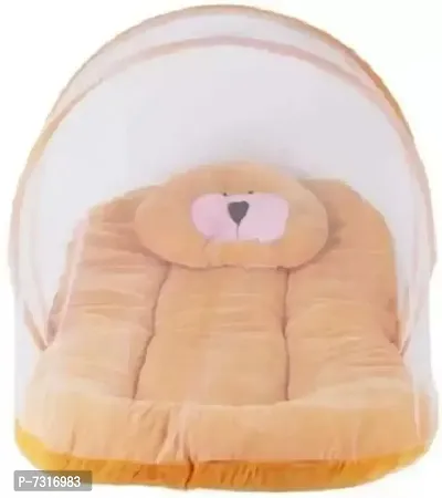 Baby Mosquito Net Bed  Mosquito Protector ( Brown) 0-12 Months-thumb0
