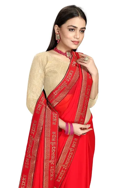 Hot Selling georgette blend sarees 