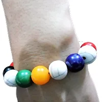 SSS ENTERPRISSES Feng Shui Colorful Beads Bracelet For Business Luck, Money & Well Being. Original Colorful Multicolor Gorgeous & Powerful-thumb2