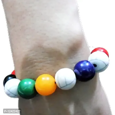 SSS ENTERPRISSES Feng Shui Colorful Beads Bracelet For Business Luck, Money & Well Being. Original Colorful Multicolor Gorgeous & Powerful-thumb3