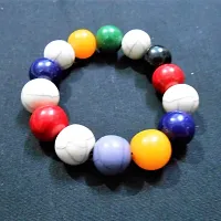 SSS ENTERPRISSES Feng Shui Colorful Beads Bracelet For Business Luck, Money & Well Being. Original Colorful Multicolor Gorgeous & Powerful-thumb1