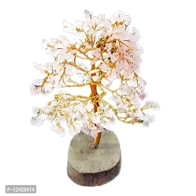 A Feng Shui Tree Full of Pink Quartz Stones Meant for Good Business Good Health & Financial Gains