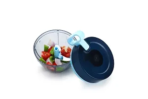 GRECY Nexus Handy Chopper with 3 Blades for effortlessly Chopping Vegetables and Fruits for Your Kitchen (500ML)-thumb2