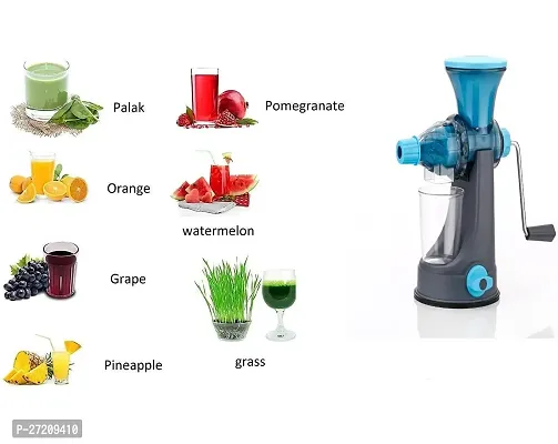 Plastic Hand Juicer Deluxe Fruit  Vegetable Manual Juicer Mixer Grinder With Steel Handle-thumb4