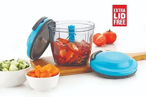 Quick Chopper 900ML with Extra LID Free - BLUE-thumb1