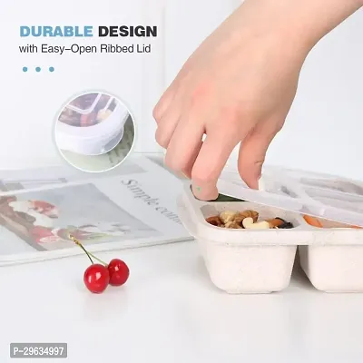 Reusable 4-Compartment Snack Containers for Kids and Adults-thumb4