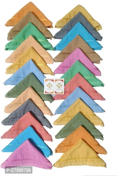Face Towels multicolor Napkins  24 Sheets-thumb0