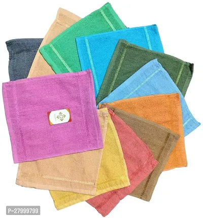 Face Towels multicolor Napkins  12 Sheets-thumb0