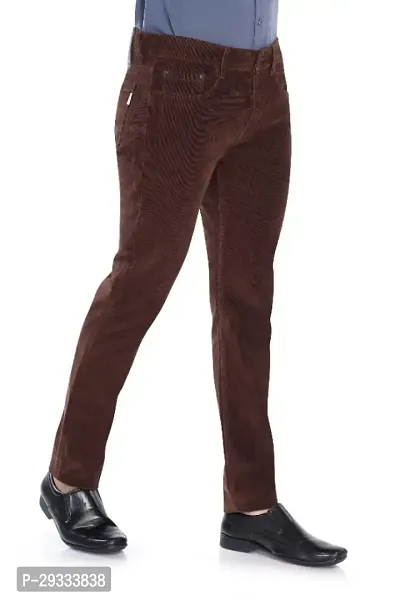 Regular Fit Cotton Trouser For Men-thumb0