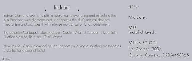 Indrani Diamond Gel 50g For Rejuvenating, Refreshing The Skin And Provides It With Intense Moisturisation And Nourishment-thumb4