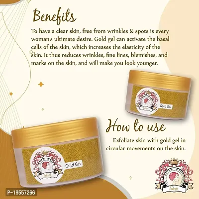 Indrani Gold Gel For Women Reduce Wrinkles And Fine Lines 50 Gm-thumb2