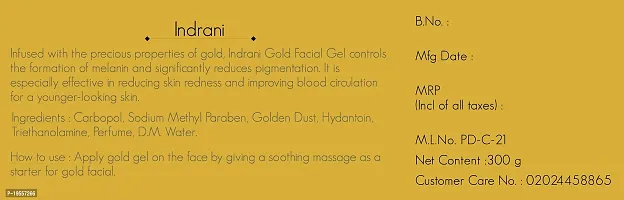 Indrani Gold Gel For Women Reduce Wrinkles And Fine Lines 50 Gm-thumb3