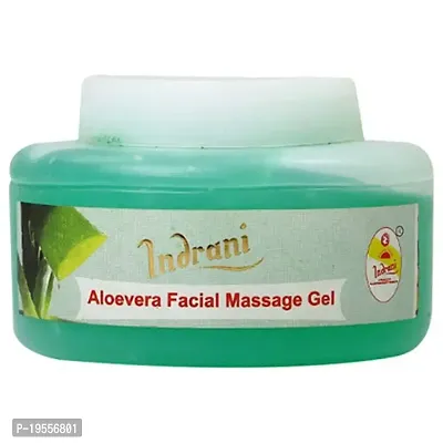 Indrani Alovera Facial Massage Gel For Women Makes Rejuvenates And Hydrates Skin 500 Gm